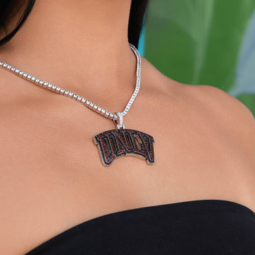 University of Nevada Las Vegas Official NCAA Logo Pendant in White Gold