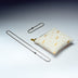 Adjustable Micro Tennis Chain + Bracelet Bundle with GLD Pouch in White Gold - 2mm