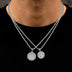 Choose 2 Chains + 2 Pendants - White Gold