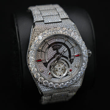42MM Totalmente Diamantado Detalles de Rubí Alpha Era® 316