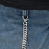 12MM Miami Cuban w/ 12MM Carabiner Pant Chain in White Gold