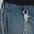 6MM Double Rope Chain w/ 65MM Carabiner Pant Chain in White Gold