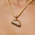 Forme Privé Yoga Mat Pendant in Yellow Gold
