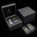 Fluted Bezel Alpha Era Watch  Link, 36MM- Watch Link