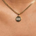 Astrology Coin Pendants in Yellow Gold