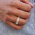 14k Solid Gold Baguette Ring in Yellow Gold-VS Diamonds