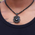 Colgante León Diamante Negro en Negro
