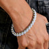 Pulsera Brazalete Multidimensional Canary Iced en Oro Blanco