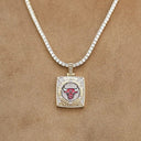 Chicago Bulls Championship Pendant - Yellow Gold