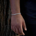 Cuban Link Bracelet in White Gold - 5mm - The GLD Shop