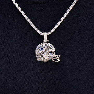 Dallas Cowboys Official NFL Helmet Pendant