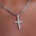 Diamond Cross in White Gold - The GLD Shop
