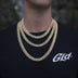Diamond Cuban Link Chain in Yellow Gold - 12mm - The GLD Shop
