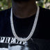 Diamond Prong Link Chain in White Gold - 12mm - The GLD Shop
