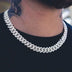 Diamond Prong Link Chain in Yellow Gold - 12mm - The GLD Shop