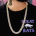 Diamond Prong Link Chain in Yellow Gold - 12mm - The GLD Shop