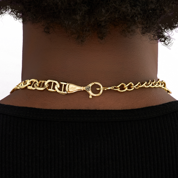 Mariner Chain in Yellow Gold - 9MM