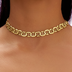 Cadena estilo marinero en oro amarillo - 9MM