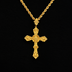 Medieval Cross Pendant in Yellow Gold