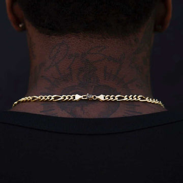 Figaro Link Chain in Yellow Gold - 5mm - The GLD Shop