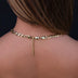 Figaro Link Necklace in Yellow Gold - 7mm - The GLD Shop
