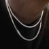 Franco Chain in White Gold - 3mm - The GLD Shop