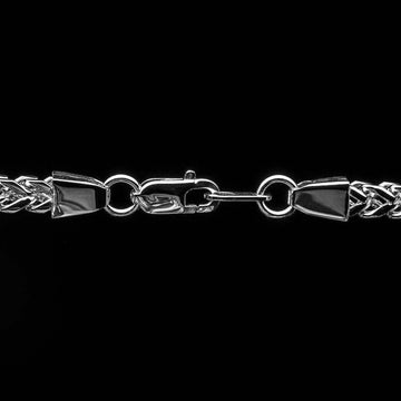 Franco Chain in White Gold - 3mm - The GLD Shop