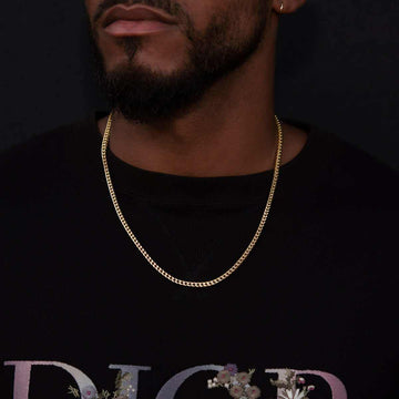 Franco Chain in Yellow Gold - 3mm - The GLD Shop