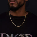 Franco Chain in Yellow Gold - 4mm
