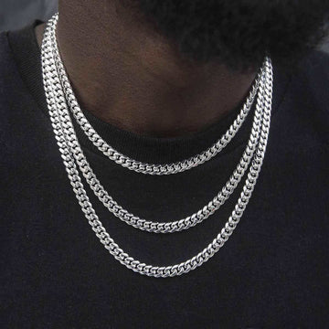 GLD Signature Cuban in White Gold - 6mm - The GLD Shop