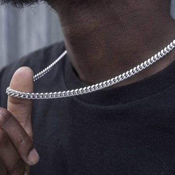 GLD Signature Cuban in White Gold - 6mm - The GLD Shop
