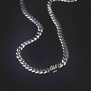 GLD Signature Cuban in White Gold - 6mm - The GLD Shop