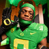 Colgante oficial de la mascota de la NCAA Oregon Ducks