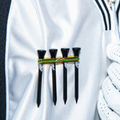 Accesorio Pin Sujetador de Tees de Golf en Oro Amarillo