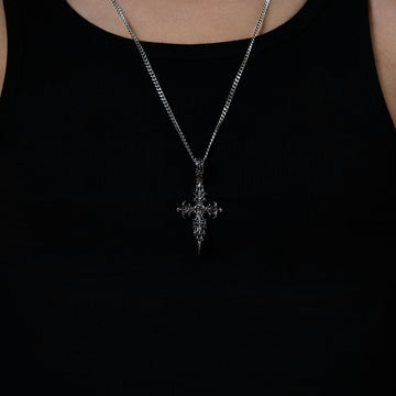 Motivo Drago Cross Pendant