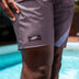 Grey Summer Board Shorts - The GLD Shop