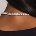 Iced Cuban Necklace in White Gold - 8.5mm - The GLD Shop