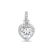 Micro Iced Diamond Heart