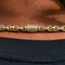 Iced Plain Ball Chain Necklace in Yellow Gold - 6mm