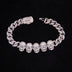Iced Skull Bracelet in White Gold - The GLD Shop