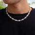 Iced Star Oval Emerald Chain in Rose Gold - 12MM