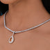 Colgante Micro Iced Gota en Oro Blanco