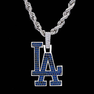 Official MLB Pendant + 4mm Rope Chain Gift Bundle