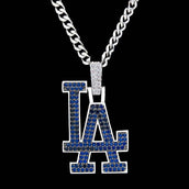 Los Angeles Dodgers 150th Anniversary Official MLB Logo Pendant