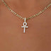 Micro Ankh Cross in Yellow Gold - The GLD Shop