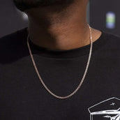 Micro Cuban in Rose Gold