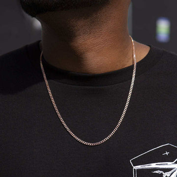 Micro Cuban in Rose Gold