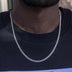 Micro Cuban in White Gold - The GLD Shop