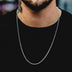 Micro Tennis Necklace in White Gold - The GLD Shop