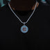 Chicago Fire FC Official MLS Logo Pendant in White Gold